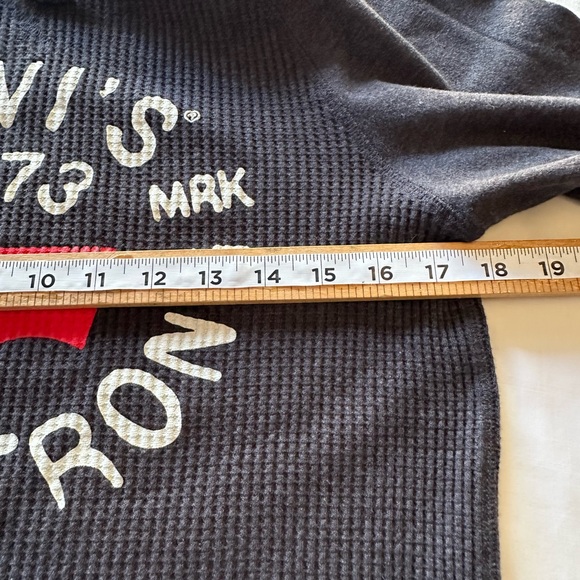 LEVI’S WOMENS SWEATSHIRT PULLOVER HOODIE GRAY SZ SMALL - Picture 6 of 11